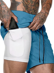 Men's Running Shorts Quick Dry Breathable Sports Shorts