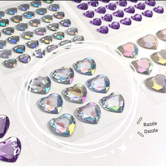 DIY Acrylic Rhinestone Stickers for Mobile Phone Case - Princess 3D Stickers