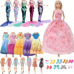 15pcs Fairy Tale Princess Doll Clothing Set for 11.5" Dolls