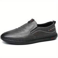 Men's Stitch Detail Loafer Shoes Comfy Slip On Shoes