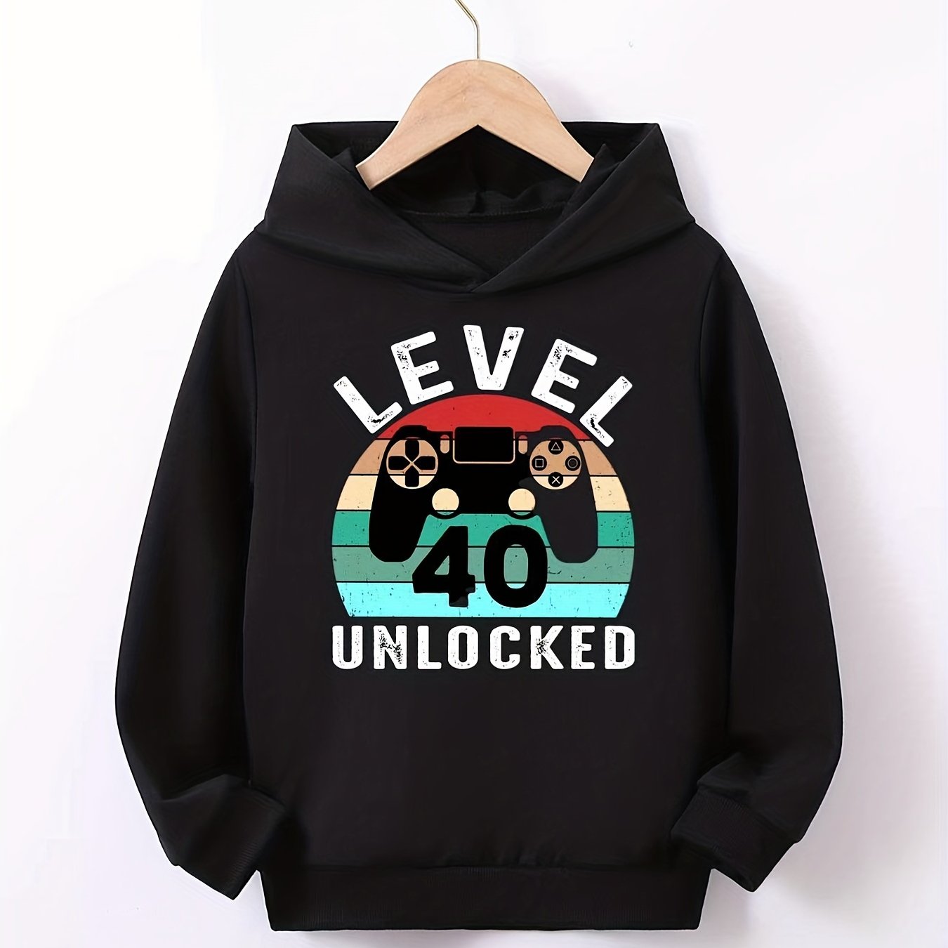 Boys Casual Hooded Sweatshirt for Spring Fall Kids Hoodie Tops