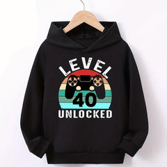 Boys Casual Hooded Sweatshirt for Spring Fall Kids Hoodie Tops