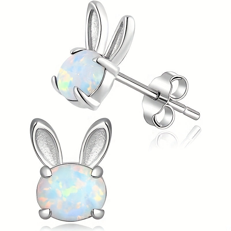 Girl's Rabbit Earrings Fashionable Earrings Accessories