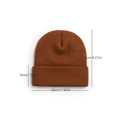 Warm Wool Knit Hat for Winter Couple