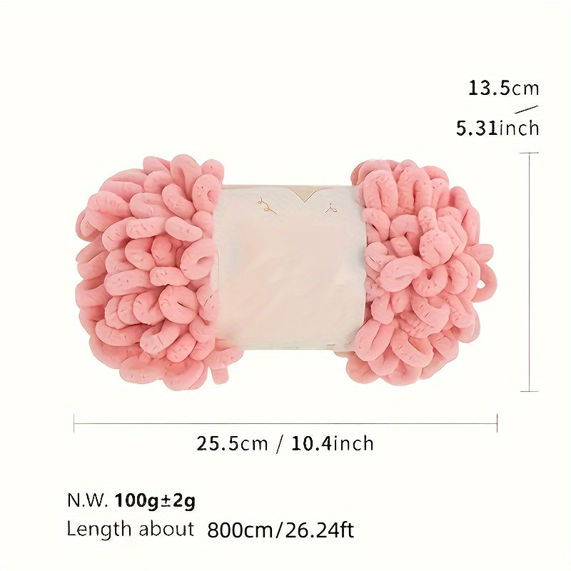Finger Loops Yarn Soft DIY Knitting Crocheting Blanket Supplies