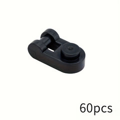 60pcs Building Blocks 1x1 U Clip 6019 Handle Closed Ends Technical Parts
