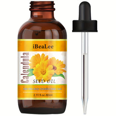 Calendula Hair Essential 100% Pure Natural Undiluted with Glass Dropper