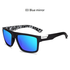 Vintage Square Frame Polarized Sunglasses for Men & Women
