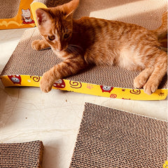 Cat Scratching Board Pad Anti Slip Corrugate Paper for Pet Kitten Claw Grinding
