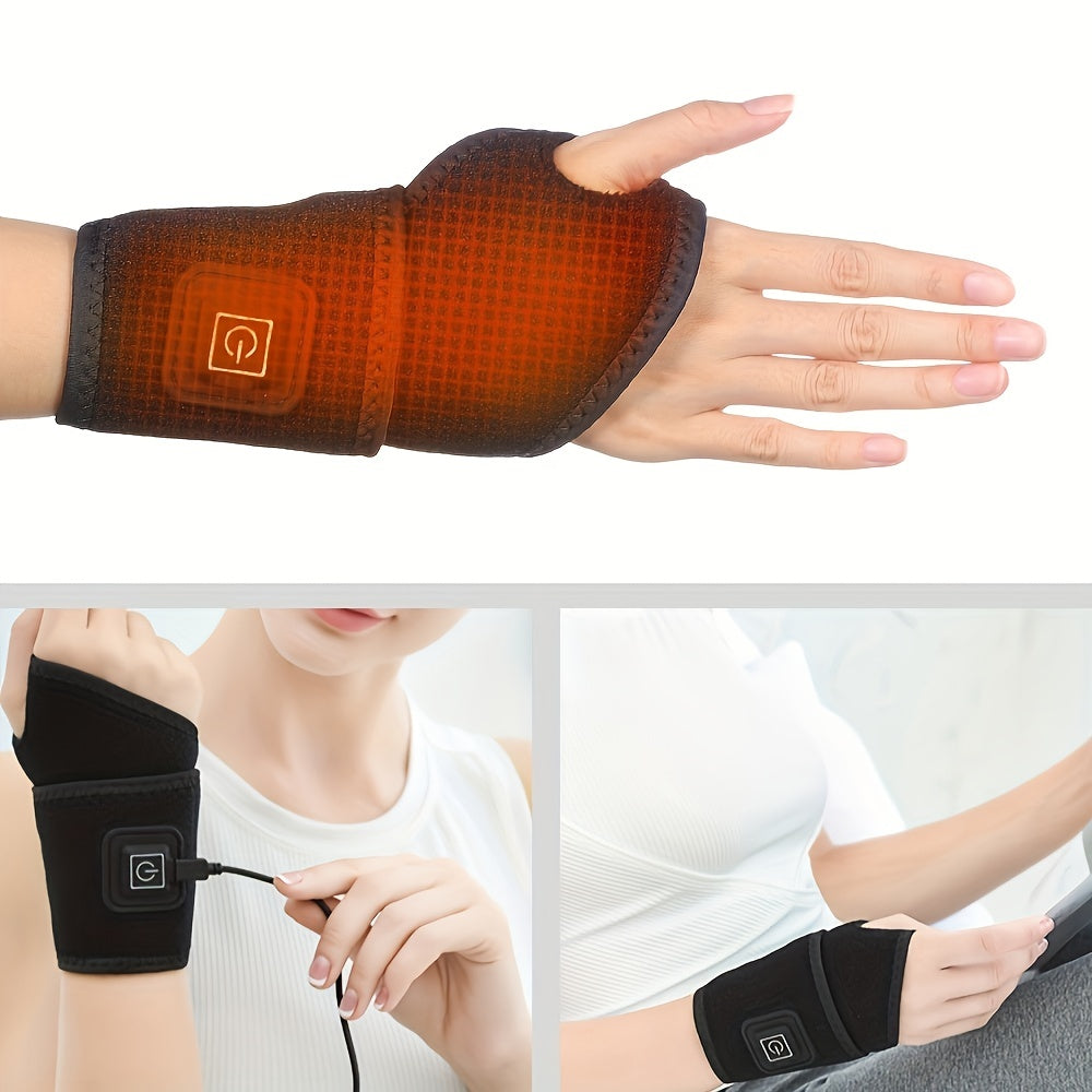 Rechargeable Heated Gloves Half Finger Soft Warm Outdoor Accessories