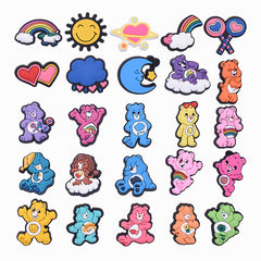 Bear Shoes Charms for Clogs Slides Sandals PVC Decorations