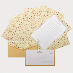 Fox Stationery Paper and Envelopes Set, 9 Pieces