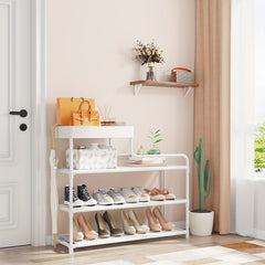 1pc Dustproof Shoe Rack Space-saving Shelf Storage Shoe Rack