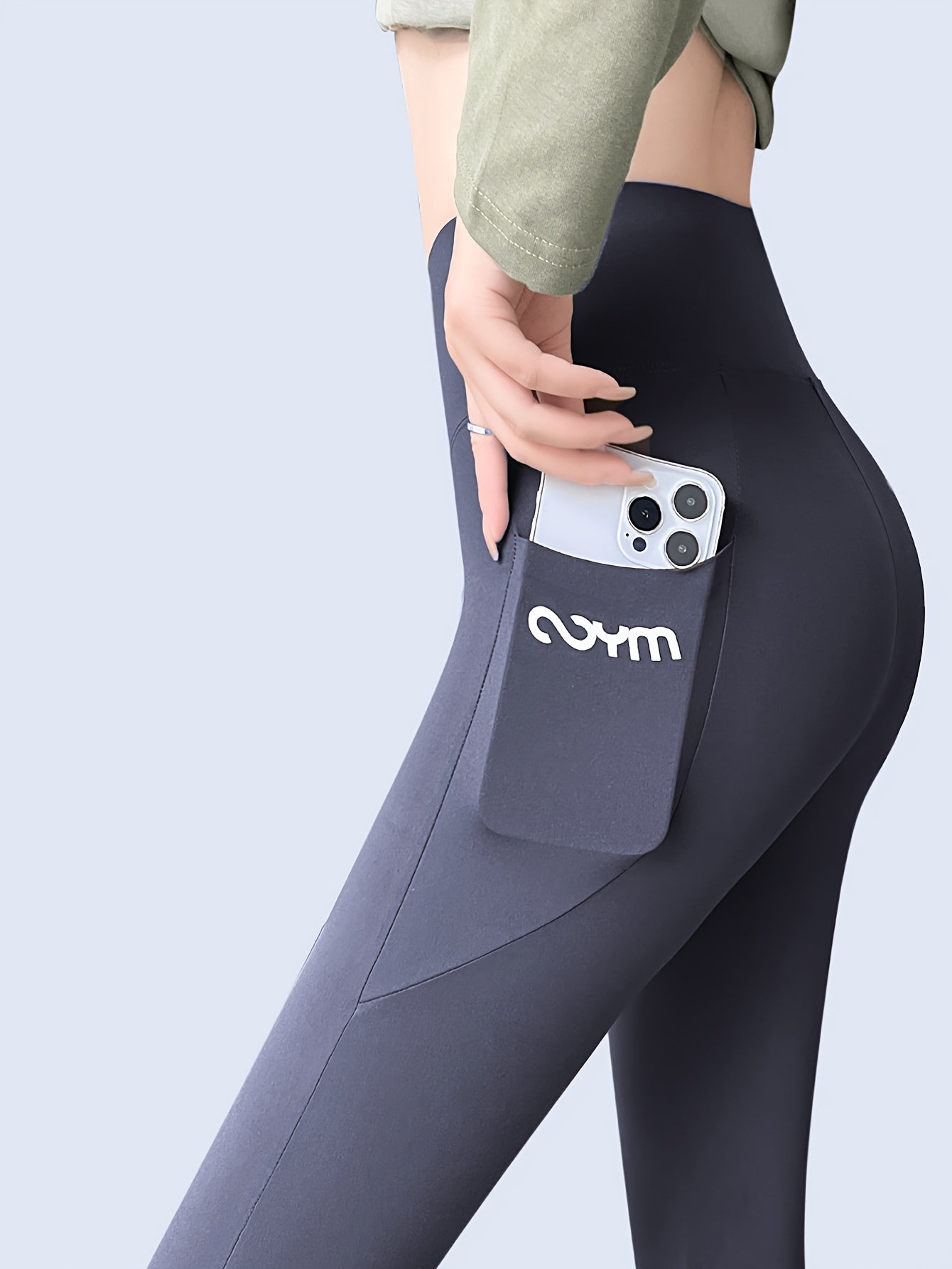 High Waist Leggings With Pocket Workout Yoga Pants
