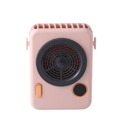 Portable Neck Camera Fan with Digital Display