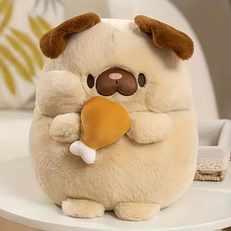 Chicken Leg Dog Toy Plush Stuffed Animal - Festive Gift