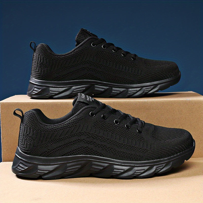 Men's Running Shoes Lace up Sneakers Athletic Shoes