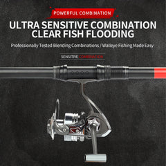 Telescopic Fishing Rod Stainless Steel for Saltwater