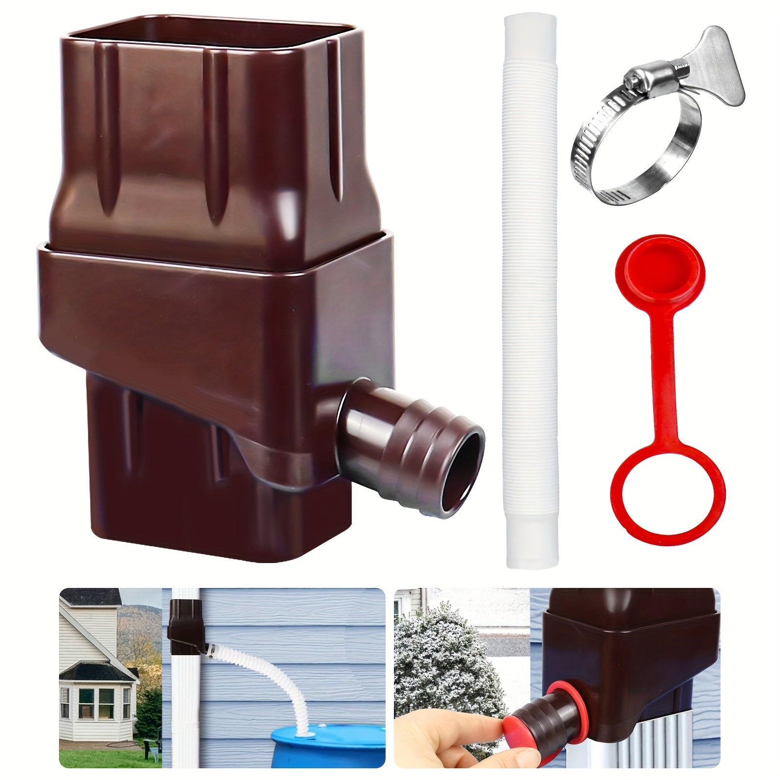 Rainwater Collection Drain Diverter System