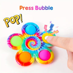3-5pcs Pop Fidget Spinner Anti-Stress Sensory Toy Birthday Party Favors