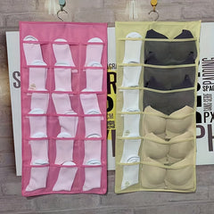 Double Sided Underwear Storage Hanging Bag