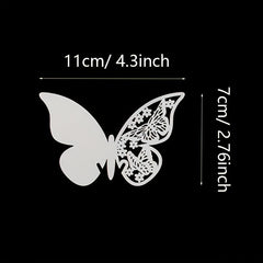 50pcs Butterfly Table Mark Wedding Party Place Cards