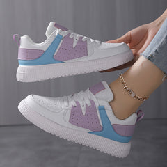 Women's Round Toe Skate Shoes Lightweight Non Slip Sneakers