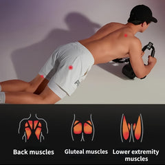 Ab Wheel With Phone Rack Automatic Rebound Muscle Training Wheel