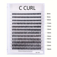 180 Pcs Mixed Lash Clusters 9 Rows DIY Eyelashes Extensions