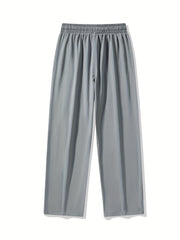 Men's Drawstring Loose Long Pants Casual Trousers