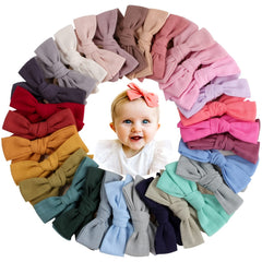 30pcs Bow Headbands Baby Girls Hair Accessory Newborns Infants Toddlers