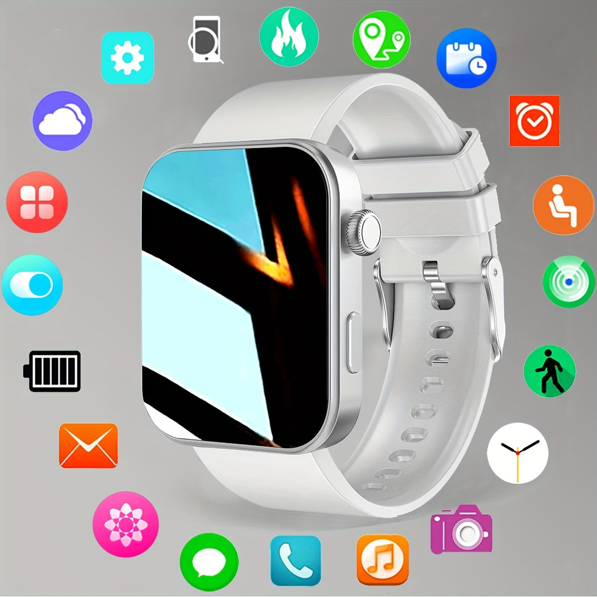 Coiusor 4 Wireless Call Mobile Phone Synchronization Information Smart Watch