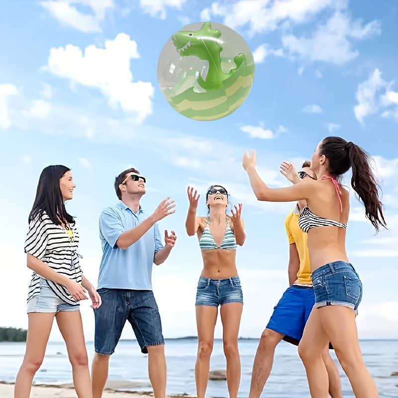 Inflatable Dinosaur Beach Ball - Fun Pool Toy for Parties