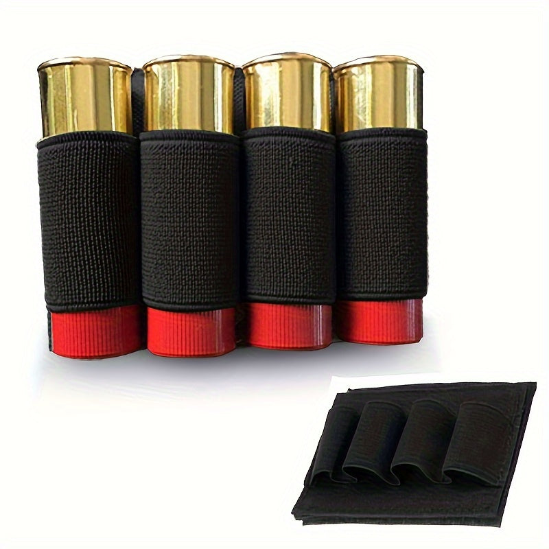 2pcs Ammo Storage Hook And Loop 4-hole Shell Holder