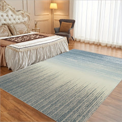 Striped Carpet Non Slip Machine Washable Rug for Living Room