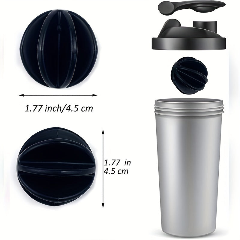 1pc Reusable Protein Shaker Ball Drinking Bottle Accessory