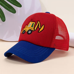 Kids Car Embroidered Baseball Cap for Party Sun Protection