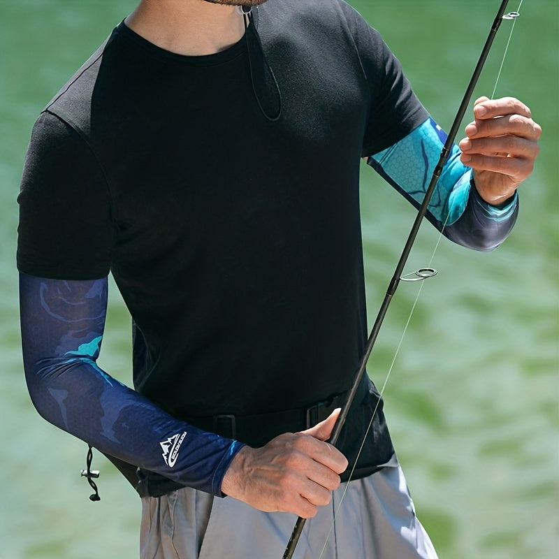 Summer Fishing UV Protection Arm Sleeves Men Women Outdoor Sports