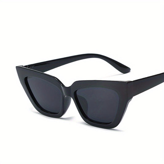 Y2K Cat Eye Sunglasses For Women Men Hiphop Block Glasses UV400
