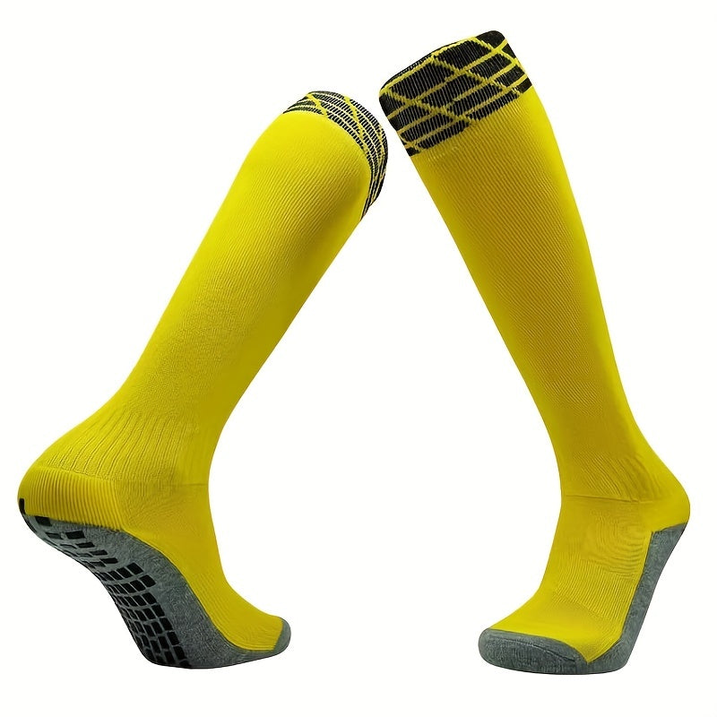 Breathable Silicone Non slip Football Mid calf Socks