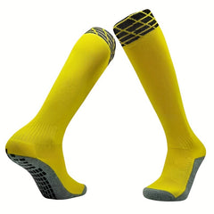 Breathable Silicone Non slip Football Mid calf Socks
