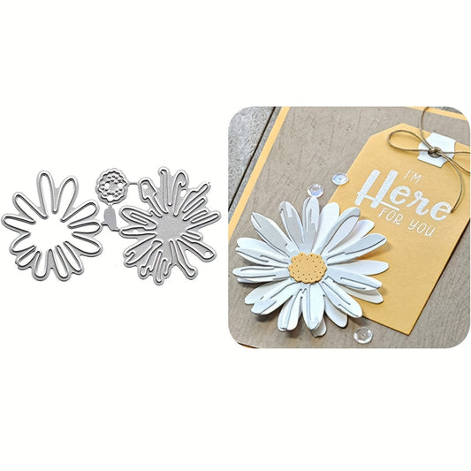 Little Daisy Envelope Greeting Card Frame Cutting Die