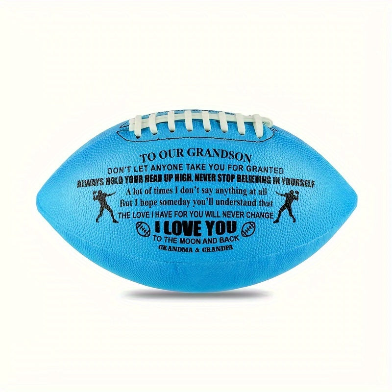Printed Rugby Ball For Outdoor Training Standard Size Football