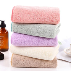 3pcs Absorbent Water Hand Towels Dry Fast Microfiber Face Towel Random