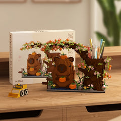Charming Capybara Pen Holder Desk Organizer