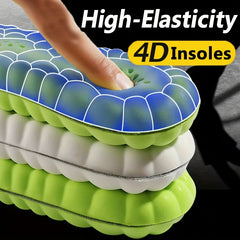 4D Latex Sports Insole Pain Relief Arch Support Running Insole