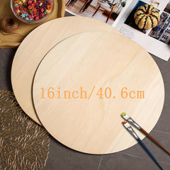 2Pcs 40 64 Cm Natural Round Wooden Discs Blank Wood Signs For DIY Crafts