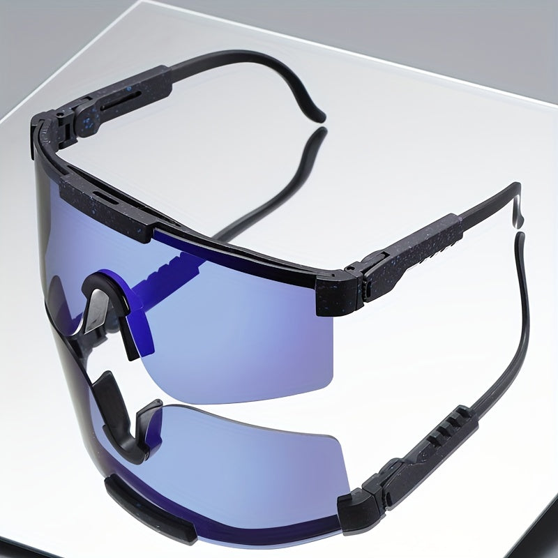 Y2K Sports Sunglasses Full Wrap Around Shield Glasses UV400