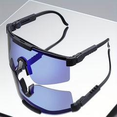 Y2K Sports Sunglasses Full Wrap Around Shield Glasses UV400