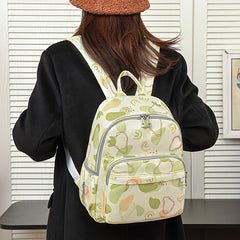 Stylish Lightweight Diaper Backpack Abstract Design Multifunctional